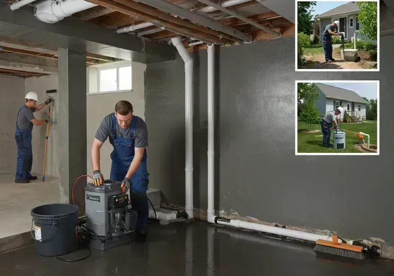 Basement Waterproofing and Flood Prevention process in Wilkesboro, NC